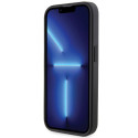 BMW kožené pouzdro Grip Hot Stamp pro iPhone 15 Pro Max – černé