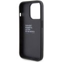 BMW kožené pouzdro Grip Hot Stamp pro iPhone 15 Pro Max – černé