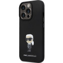 Kryt Karl Lagerfeld KLHCP14LSMHKNPK iPhone 14 Pro - černý
