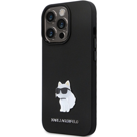 Kryt Karl Lagerfeld KLHCP14XSMHCNPK pro iPhone 14 Pro Max - black