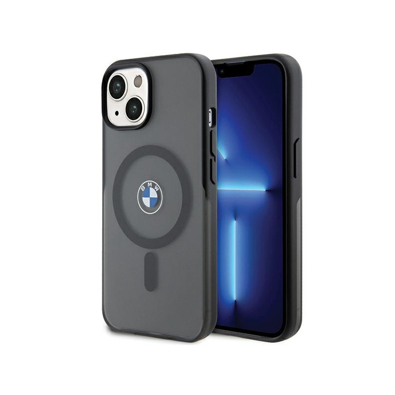 BMW pouzdro IML Signature MagSafe pro iPhone 15 Plus / 14 Plus – černé