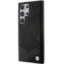 BMW BMHCS24L23RCGPK hardcase Signature Leather Crossing Lines pro S24 Ultra S928 – černé