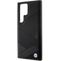 BMW BMHCS24L23RCGPK hardcase Signature Leather Crossing Lines pro S24 Ultra S928 – černé