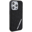 Kryt Karl Lagerfeld 3D Rubber Multi Logo iPhone 15 Pro - černý