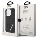 Kryt Karl Lagerfeld 3D Rubber Multi Logo iPhone 15 Pro - černý