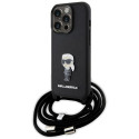 Kryt Karl Lagerfeld pro iPhone 15 Pro - černý