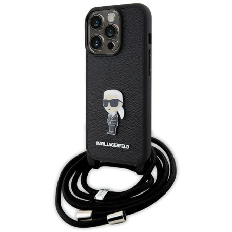 Kryt Karl Lagerfeld pro iPhone 15 Pro - černý