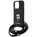 Kryt Karl Lagerfeld pro iPhone 15 Pro - černý