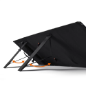 Choetech SC008-V2 solární skládací nabíječka 120W 1x USB-C 1x USB-A - černá
