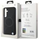 BMW BMHMS24M23RTPK S24+ S926 černé/černé hardcase Signature Leather Half Textured & Circle MagSafe