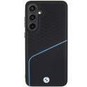 BMW BMHMS24S23RDCLK S24 S921 černé pevné pouzdro Signature Leather Textured & Line MagSafe