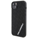 Kryt Karl Lagerfeld 3D Rubber Multi Logo iPhone 15 Plus černý