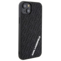 Kryt Karl Lagerfeld 3D Rubber Multi Logo iPhone 15 Plus černý