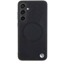 BMW BMHMS24S23RTPK S24 S921 černé pevné pouzdro Signature Leather Half Textured & Circle MagSafe