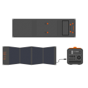 Choetech SC008-V2 solární skládací nabíječka 120W 1x USB-C 1x USB-A - černá