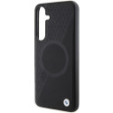 BMW BMHMS24S23RTPK S24 S921 černé pevné pouzdro Signature Leather Half Textured & Circle MagSafe