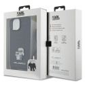 Kryt Karl Lagerfeld Crossbody Saffiano Metal Pin pro iPhone 15 Plus -