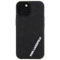 Kryt Karl Lagerfeld 3D Rubber Logo pro iPhone 15 – černý