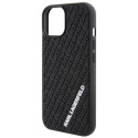 Kryt Karl Lagerfeld 3D Rubber Logo pro iPhone 15 – černý