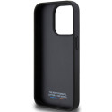 BMW pouzdro Perforated Tricolor Line pro iPhone 15 Pro – černé