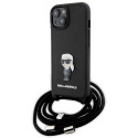 Karl Lagerfeld crossbody pouzdro iPhone 15 black