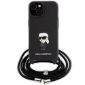 Karl Lagerfeld crossbody pouzdro iPhone 15 black