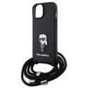 Karl Lagerfeld crossbody pouzdro iPhone 15 black
