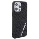 Kryt Karl Lagerfeld 3D Rubber Multi Logo iPhone 15 Pro Max - černý