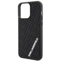 Kryt Karl Lagerfeld 3D Rubber Multi Logo iPhone 15 Pro Max - černý