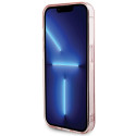 Kryt Karl Lagerfeld MONOGRAM CHOUPETTE iPhone 15 Pro Max - růžová
