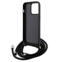 Kryt Karl Lagerfeld Karl & Choupette pro iPhone 15 Pro Max – černý