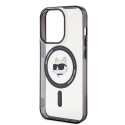 Kryt Karl Lagerfeld IML Choupette's Head MagSafe pro iPhone 15 Pro