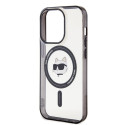 Kryt Karl Lagerfeld IML Choupette's Head MagSafe pro iPhone 15 Pro