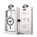 Kryt Karl Lagerfeld IML Choupette's Head MagSafe pro iPhone 15 Pro