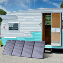 Choetech SC010 solární cestovní nabíječka skládací 160W - černá