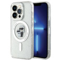 Kryt Karl Lagerfeld KARL&CHOUPETTE Glitter iPhone 15 Pro (MagSafe) tra