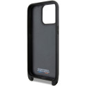 BMW pouzdro M Edition Carbon Stripe & Strap pro iPhone 15 Pro Max – černé
