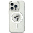 Kryt Karl Lagerfeld KARL&CHOUPETTE Glitter iPhone 15 Pro (MagSafe) tra
