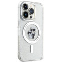 Kryt Karl Lagerfeld KARL&CHOUPETTE Glitter iPhone 15 Pro (MagSafe) tra