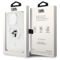 Kryt Karl Lagerfeld KARL&CHOUPETTE Glitter iPhone 15 Pro (MagSafe) tra