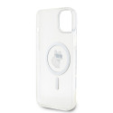 Kryt Karl Lagerfeld IML Choupette MagSafe iPhone 15 Plus - transparent