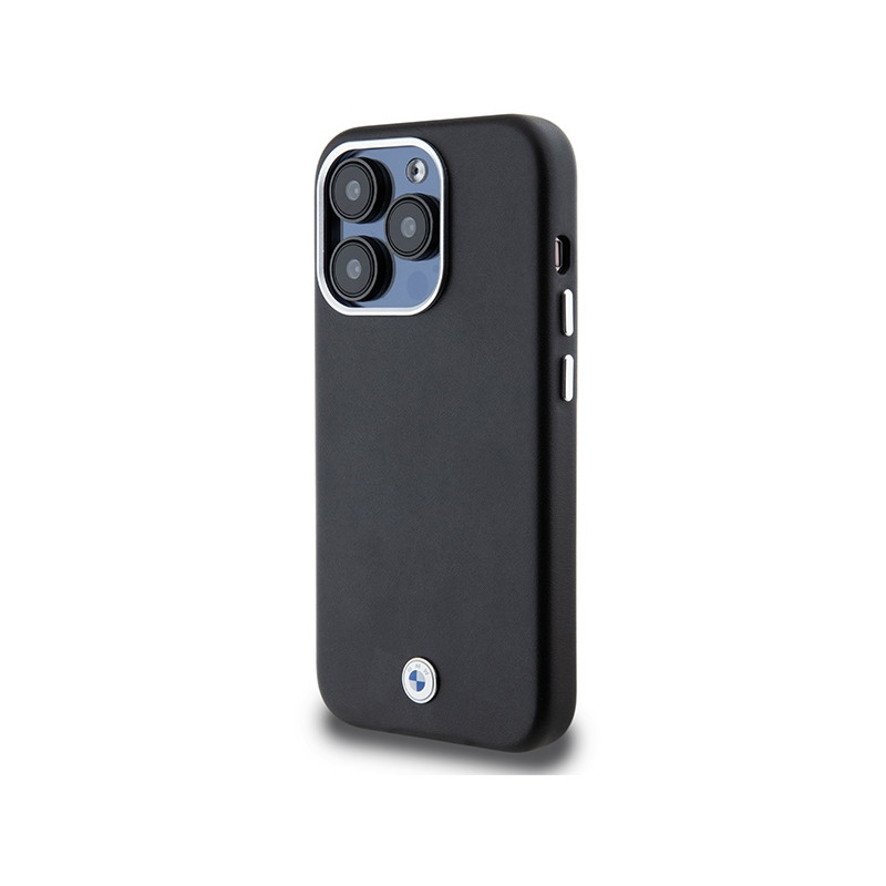 BMW pouzdro Signature Wrapped Metal MagSafe pro iPhone 14 Pro Max – černé