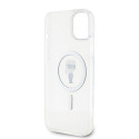 Kryt Karl Lagerfeld IKONIK MagSafe iPhone 15 Plus – transparent
