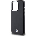 BMW pouzdro Signature Wrapped Metal MagSafe pro iPhone 15 Pro – černé