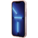 Kryt Karl Lagerfeld IML Choupette pro iPhone 15 - růžový