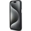 BMW pouzdro Signature Wrapped Metal MagSafe pro iPhone 15/14/13 – černé