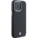 BMW MagSafe pouzdro Signature Wrapped Metal pro iPhone 15 Pro Max – černé
