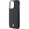 BMW MagSafe pouzdro Signature Wrapped Metal pro iPhone 15 Pro Max – černé