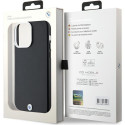 BMW MagSafe pouzdro Signature Wrapped Metal pro iPhone 15 Pro Max – černé