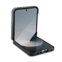BMW pouzdro Carbon Tricolor pro Samsung Galaxy Z Flip 6 – černé
